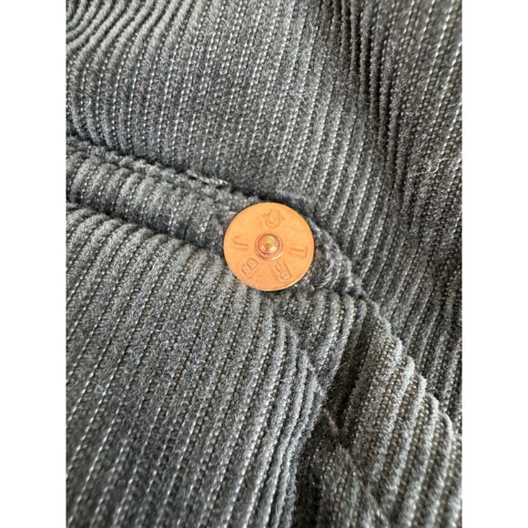 True Religion Mens M Corduroy Puffy Vest W/ Burgundy Yoke NWT Cowboy - Picture 14 of 15